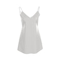 Silver Mini Slip Dress
