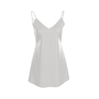 Silver Mini Slip Dress