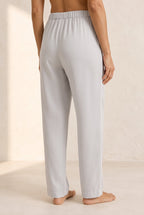 KANAN Womens Pyjama Trousers (Silver) — AI-assisted silk-variant detail; original supplier views retained